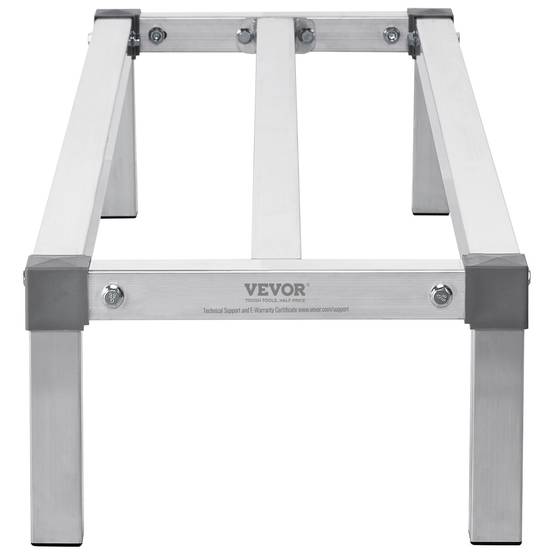 VEVOR Rack calage alu 121.9x35.5x20.3cm, charge 454kg, stockage. - Image 9