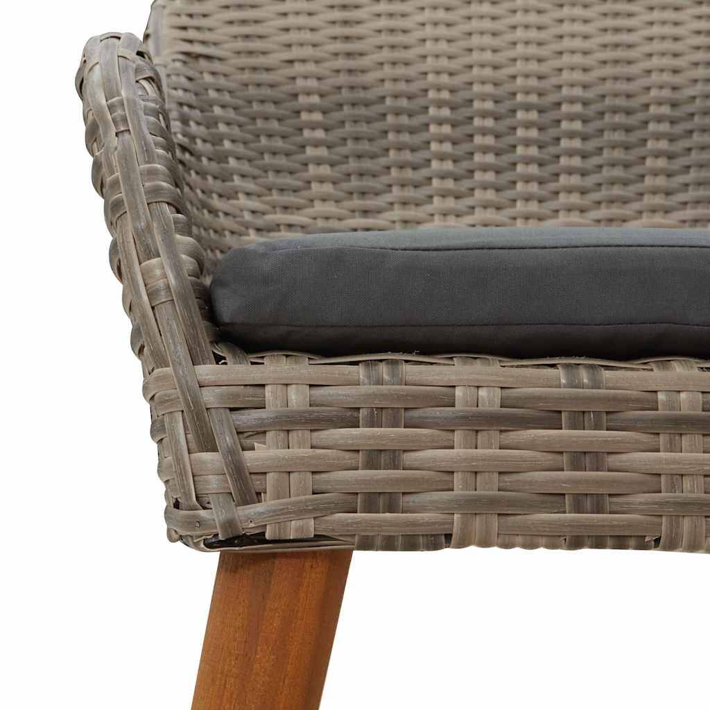 PANGIVO - Chaise de jardin polyrotin Noir 62,5 x 55 x 82 cm - PANGIVO - Image 9