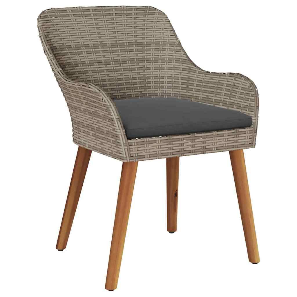 PANGIVO - Chaise de jardin polyrotin Noir 62,5 x 55 x 82 cm - PANGIVO - Image 4