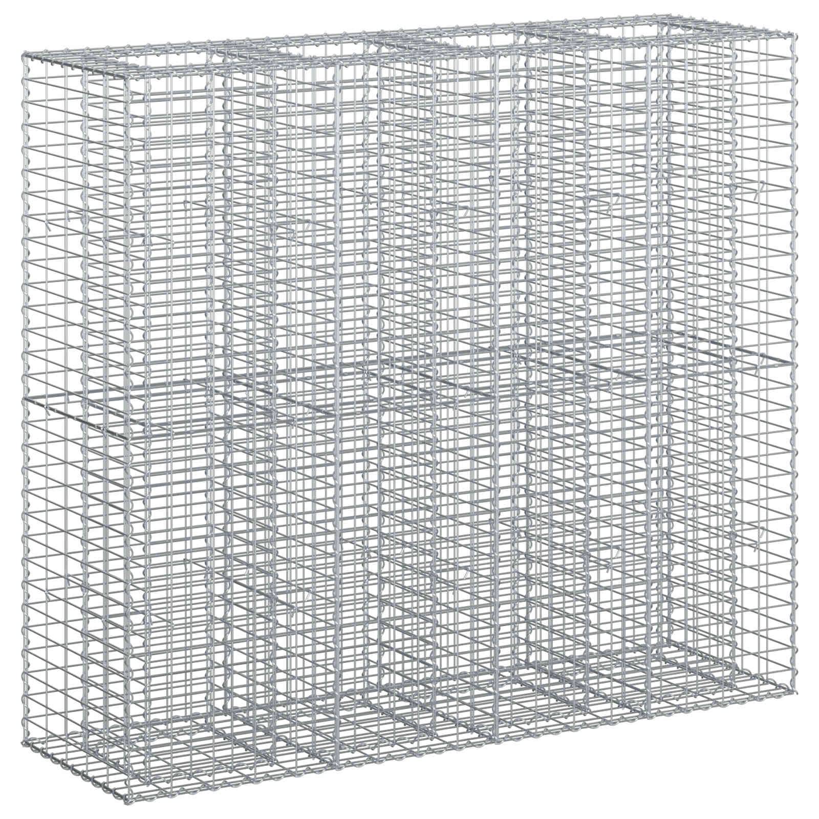 PANGIVO - Lit surélevé gabion acier galvanisé argenté 170 x 50 x 150 cm - PANGIVO - Image 2