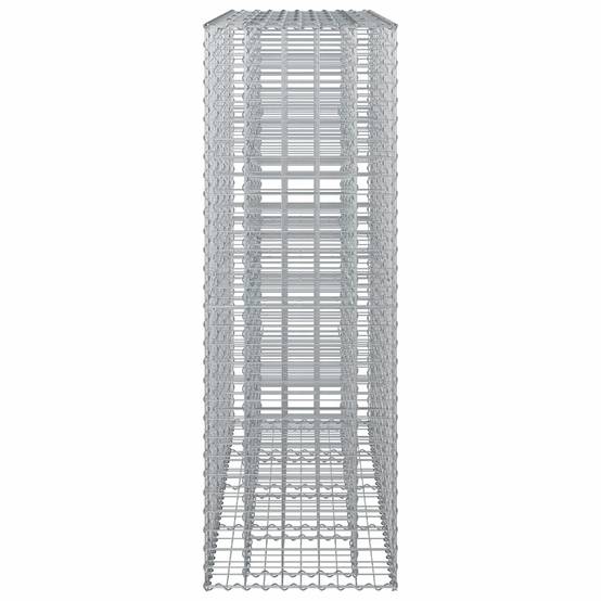 PANGIVO - Lit surélevé gabion acier galvanisé argenté 170 x 50 x 150 cm - PANGIVO - Image 7