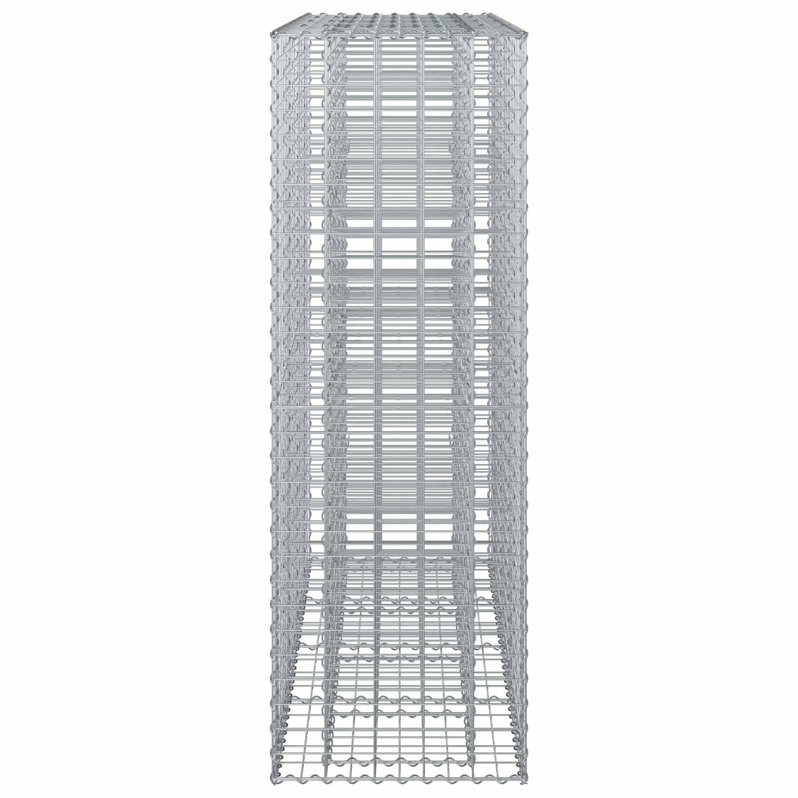 PANGIVO - Lit surélevé gabion acier galvanisé argenté 170 x 50 x 150 cm - PANGIVO - Image 7