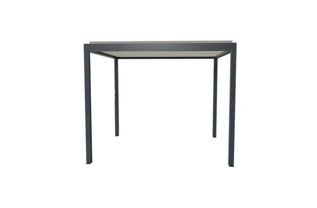 Pergola Bioclimatique Aluminium Autoportante Anthracite 3x3 Manuelle S ORIAL France - Image 9