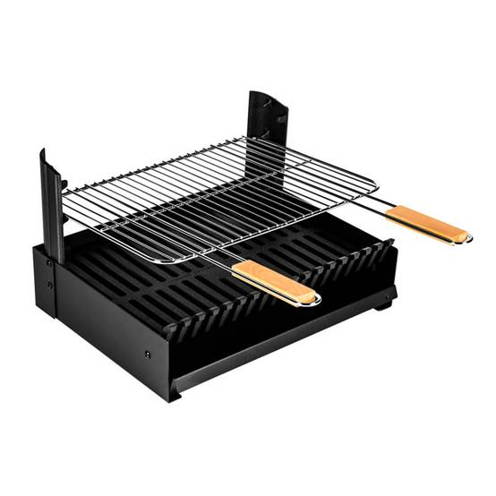 Somagic - Barbecue au charbon de bois réglable en 3 hauteurs GRILLOIR - grilloir à poser - SOMAGIC - Image 3