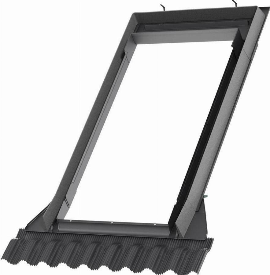 Raccord de remplacement Gris 55x78 VELUX tuile jusqu'à 120 mm de relief - EW CK02 0000 - Image 2