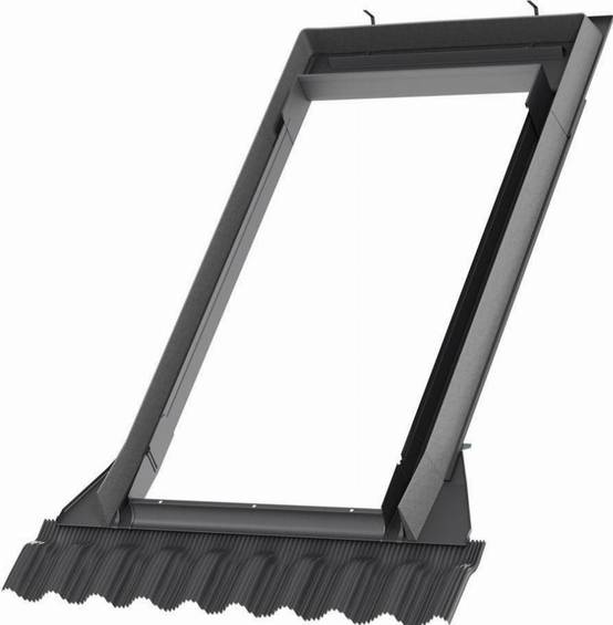 Raccord de remplacement Gris 55x78 VELUX tuile jusqu'à 120 mm de relief - EW CK02 0000 - Image 1