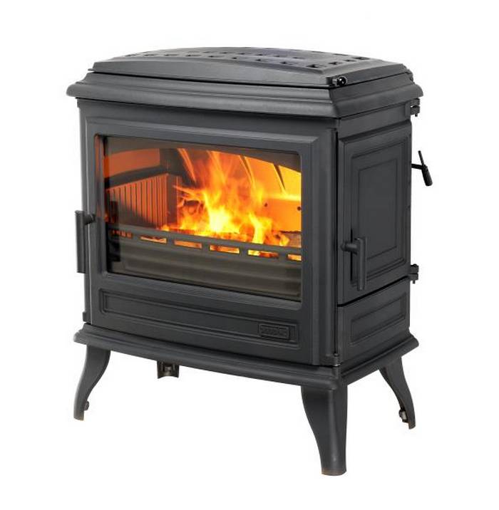 Poêle à bois fonte 7kw anthracite 366149 Godin - Image 2