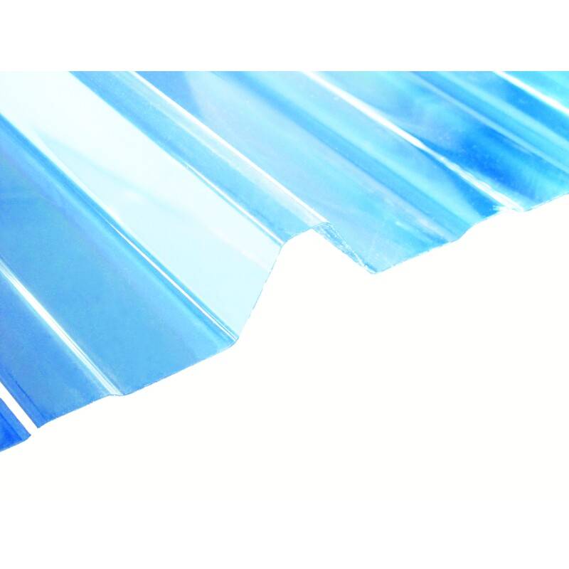 Plaque type bac acier 1045 en polycarbonate - Coloris - Transparent, Largeur - 105 cm, Longueur - 300 cm - Image 1