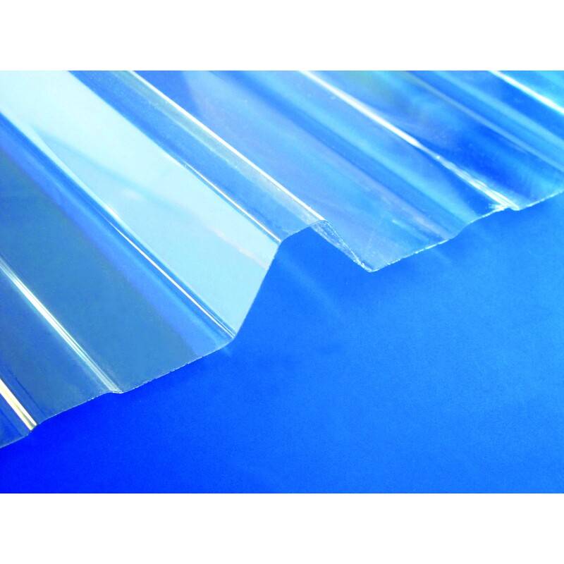 Plaque type bac acier 1045 en polycarbonate - Coloris - Transparent, Largeur - 105 cm, Longueur - 300 cm - Image 4