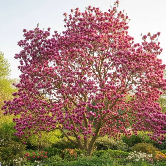 Magnolia de Chine Genie, Magnolia de Soulange à fleurs Rose - feuillage Caduc - Pot de 5L - Touffe- hauteur à maturité De 3,00 m à 5,00 m - Image 8