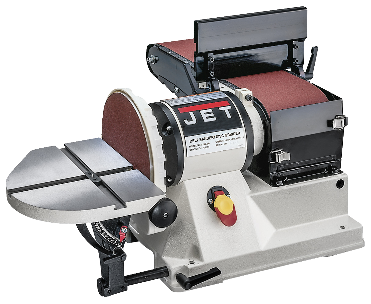 Ponceuse combinée bande 150 x 1220 mm / disque 230 mm - 230 V - JET - JSG-96-M - Image 1