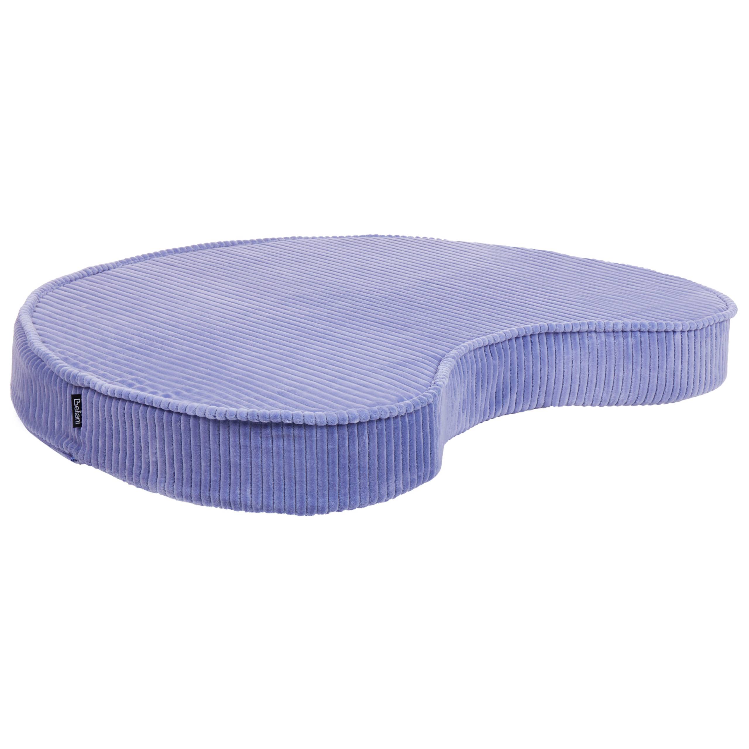 Beliani - Coussin de sol Velours Violet clair NILI - 40x25x10- Beliani - Image 5