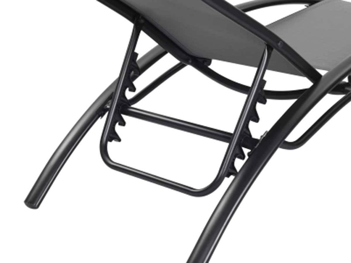 Habitat Et Jardin - Bain De Soleil En Aluminium "beauty" - Phoenix - Gris Foncé / Noir - Lot De 2 -habitat Et Jardin - Image 3