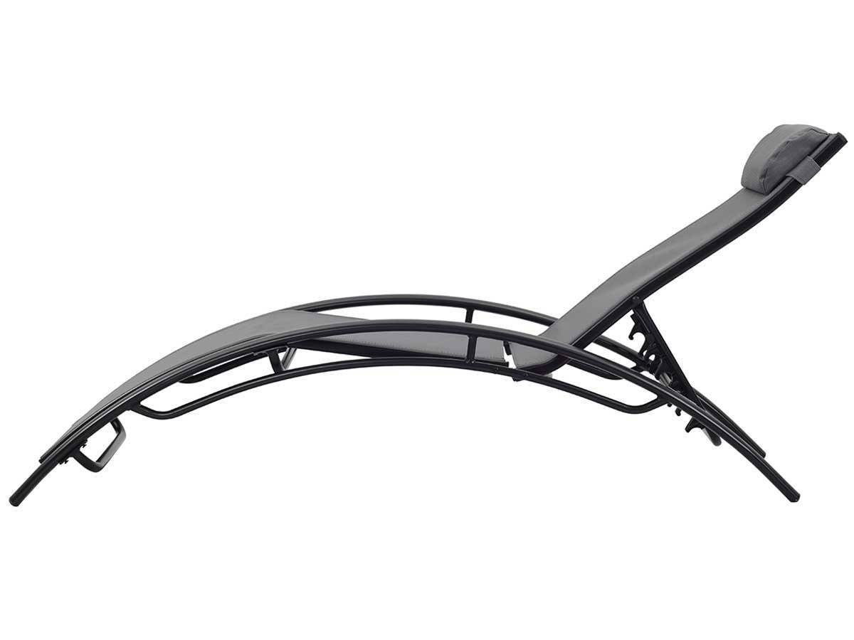 Habitat Et Jardin - Bain De Soleil En Aluminium "beauty" - Phoenix - Gris Foncé / Noir - Lot De 2 -habitat Et Jardin - Image 4