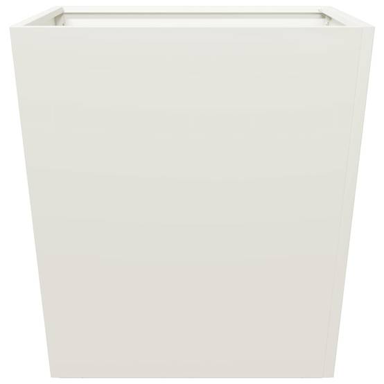 Jardinière acier blanc 50 x 50 x 50 cm - PANGIVO - Image 4