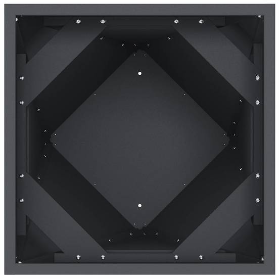 Vidaxl - Jardinière-Pot de fleur-Bac à fleurs Anthracite 40 x 40 x 75 cm Acier - Image 6