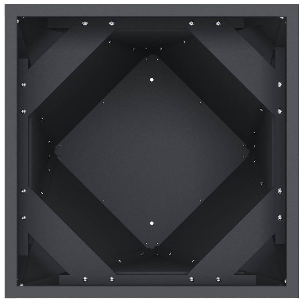 Vidaxl - Jardinière-Pot de fleur-Bac à fleurs Anthracite 40 x 40 x 75 cm Acier - Image 6