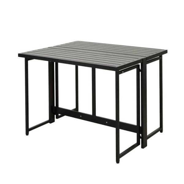 Table de jardin FERRET - Pliante - Métal - 4 personnes - 98 x 80 x 72 cm - Image 1