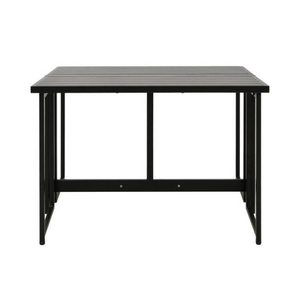 Table de jardin FERRET - Pliante - Métal - 4 personnes - 98 x 80 x 72 cm - Image 5
