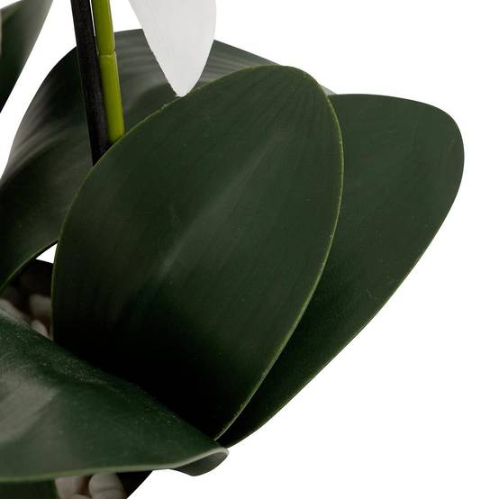 Orchidée Artificielle en Pot "Mick" 80cm Blanc - Image 4