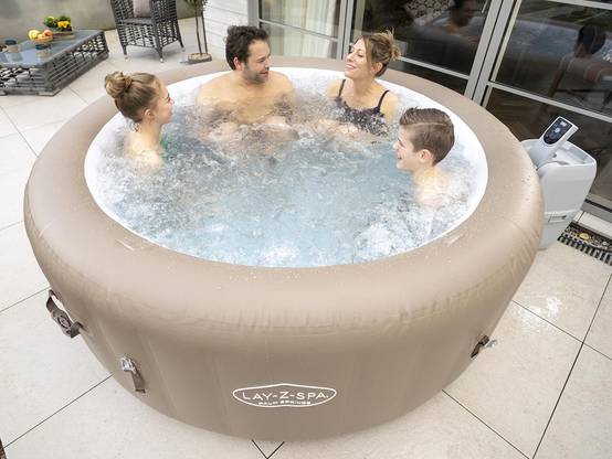 Bestway - Spa gonflable Lay-Z-Spa Palm Springs rond Airjet 4/6 places - Bestway - Image 3
