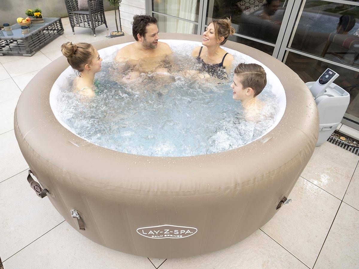 Bestway - Spa gonflable Lay-Z-Spa Palm Springs rond Airjet 4/6 places - Bestway - Image 3