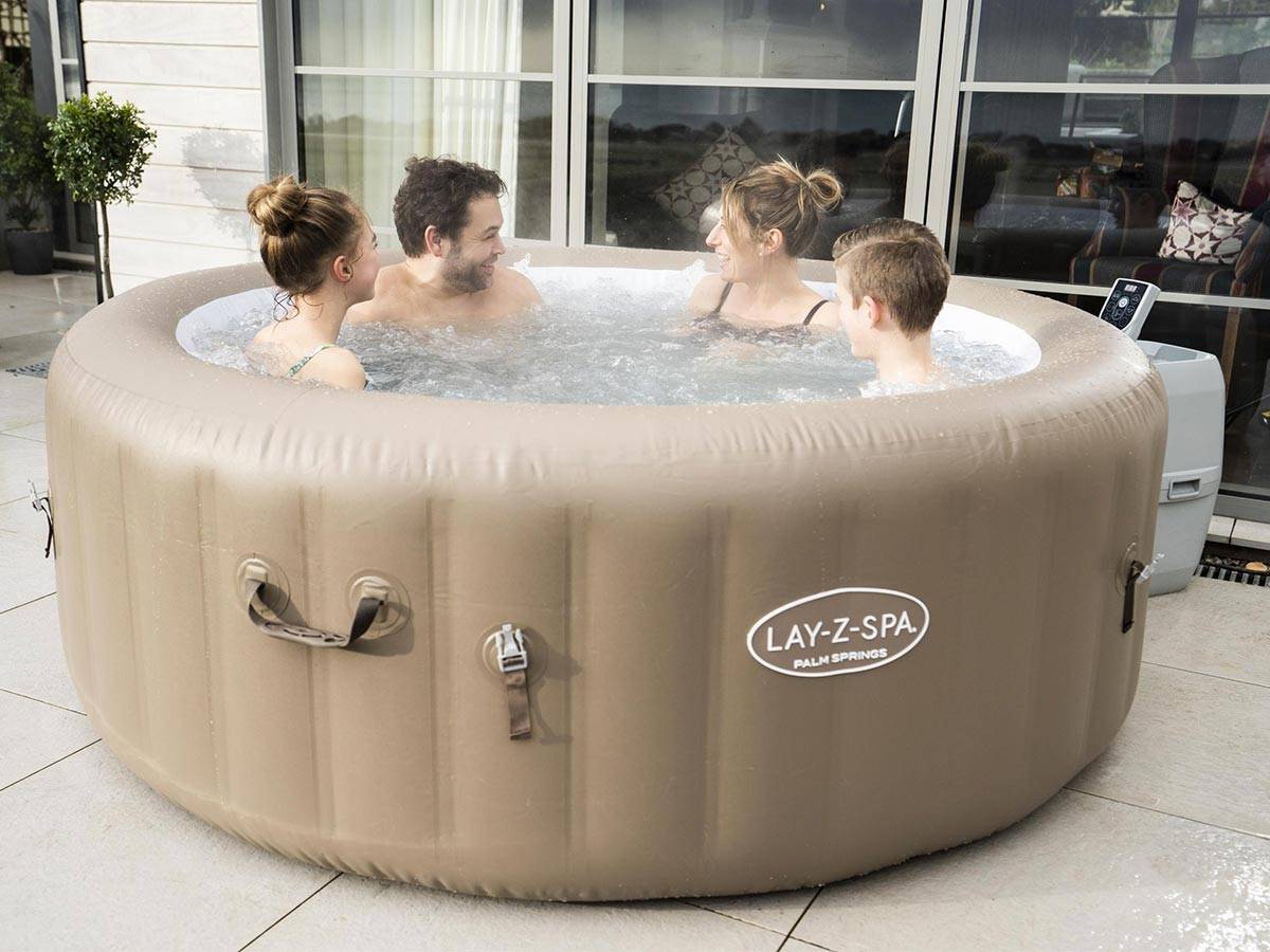 Bestway - Spa gonflable Lay-Z-Spa Palm Springs rond Airjet 4/6 places - Bestway - Image 2