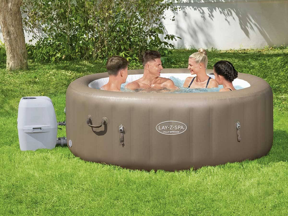 Bestway - Spa gonflable Lay-Z-Spa Palm Springs rond Airjet 4/6 places - Bestway - Image 9