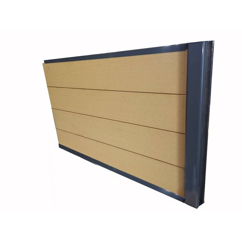 kit extension complet pour clôture composite 1,50 ML x 1,80 H (3 coloris) - Coloris - Beige clair, Hauteur - 180 cm, Longueur - 150 cm - Image 2