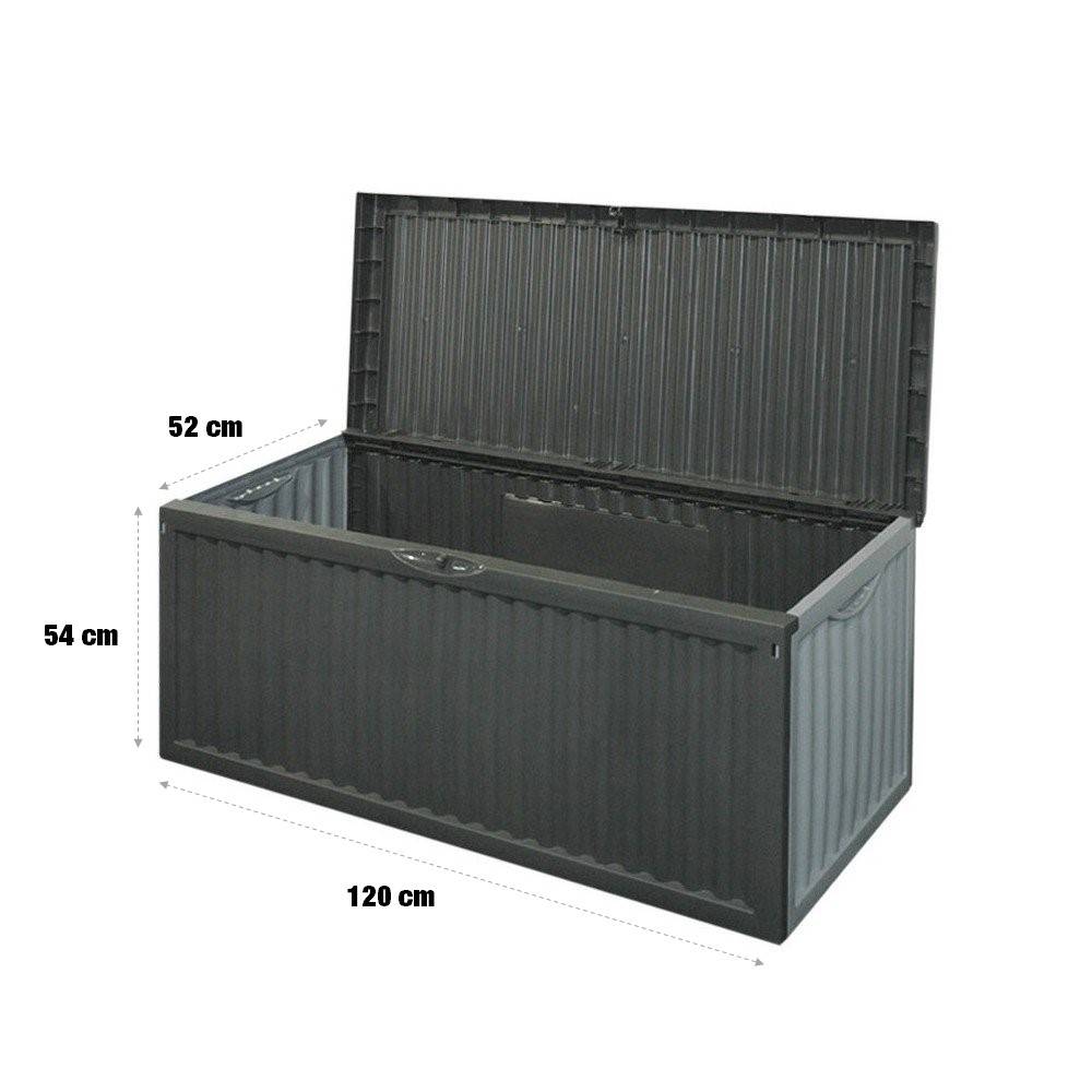 Coffre de rangement jardin grand volume 240 litres - TERRE JARDIN - Image 2