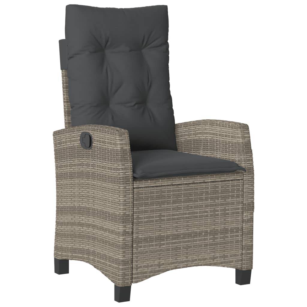 ComfortXL - Salon de Jardin 2 Personnes Gris, Fauteuils à Dossier Réglable et Table Verre – ComfortXL Outdoor Living - Image 5