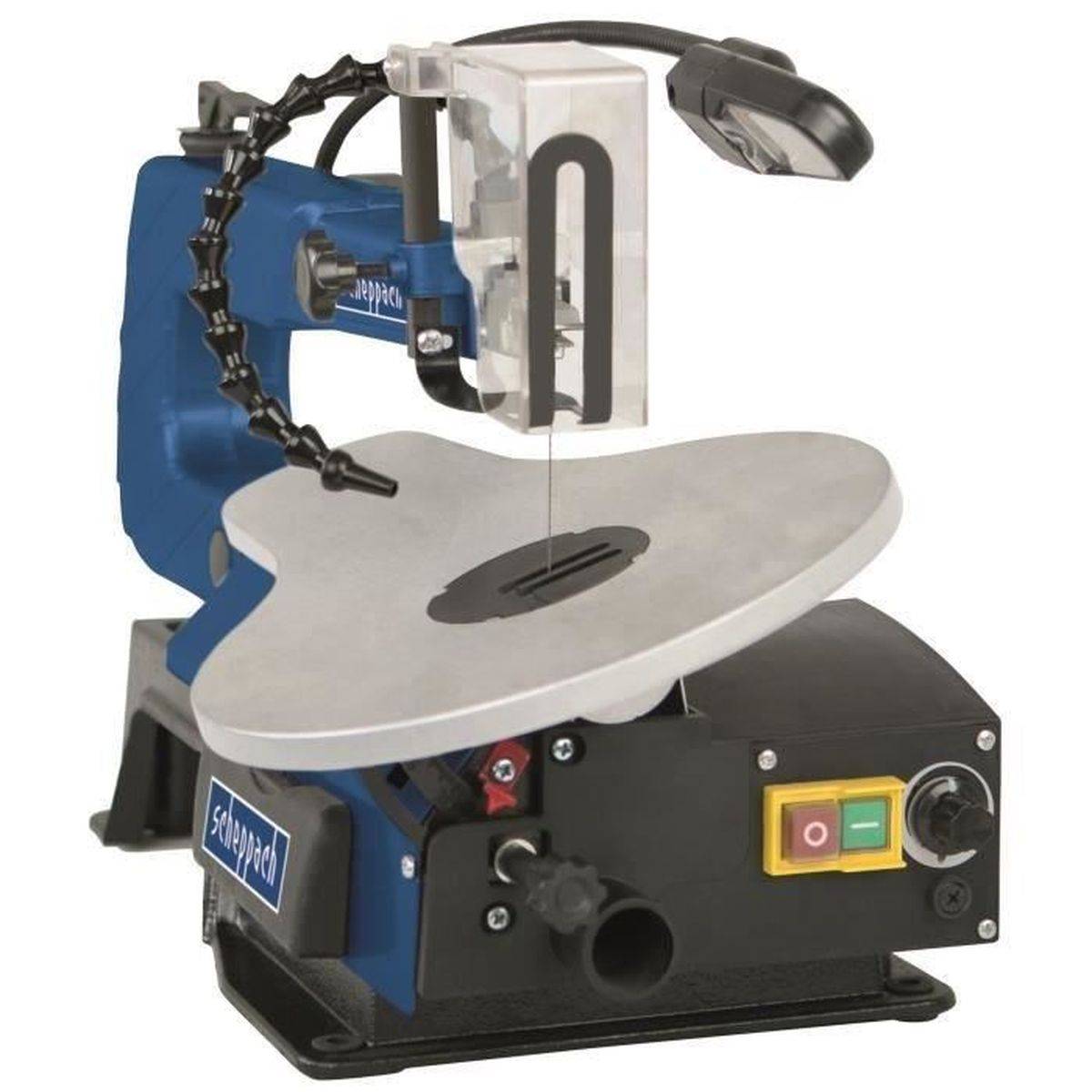 Scheppach - Scie sauteuse à ruban électrique Scheppach SD1600V, table inclinable 0-45°, vitesse variable 500-1700 min-1, LED et souflette - Scheppach - Image 2