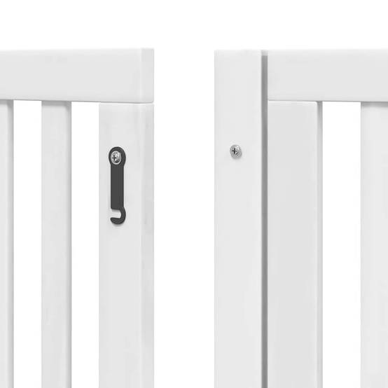 Barrière pour chien bois de peuplier blanc 480 x 2 x 60 cm - PANGIVO - Image 9
