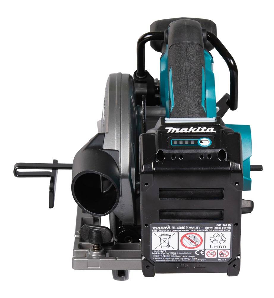 Makita - Scie circulaire XGT Scie Ø 165 mm livrée avec 2 batteries 2,5 Ah, 1 Chargeur rapide DC40RA, 1 Coffret Makpac 3 - MAKITA - HS012GD201 - Image 5
