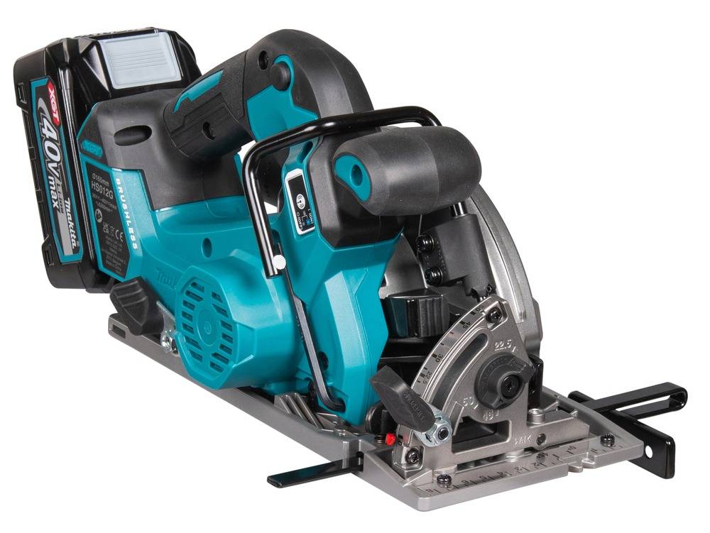 Makita - Scie circulaire XGT Scie Ø 165 mm livrée avec 2 batteries 2,5 Ah, 1 Chargeur rapide DC40RA, 1 Coffret Makpac 3 - MAKITA - HS012GD201 - Image 8