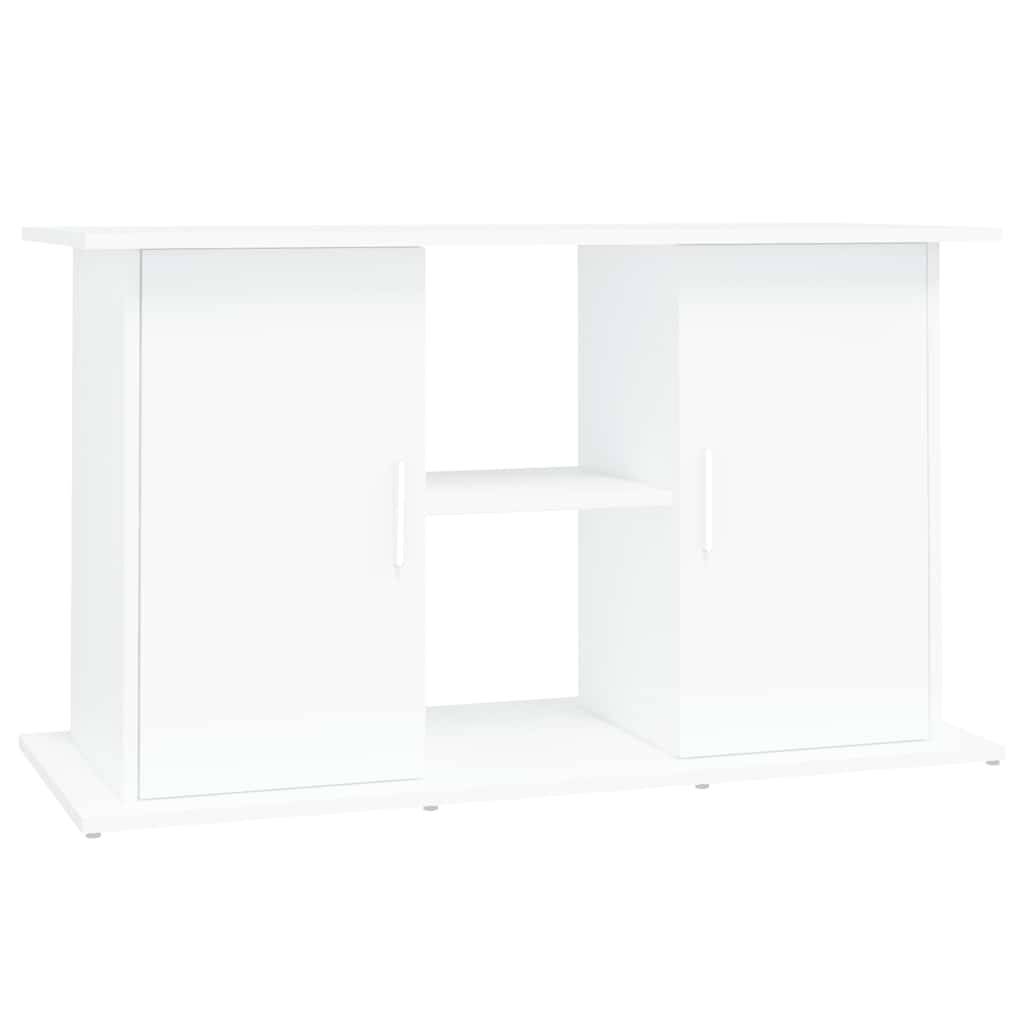 ComfortXL - Meuble pour Aquarium Bois d'ingénierie avec Rangement Ouvert 101x41x58 cm Blanc - ComfortXL Outdoor Living - Image 2