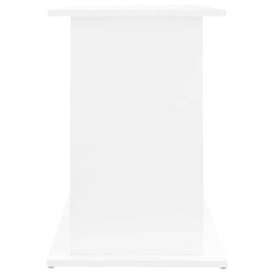 ComfortXL - Meuble pour Aquarium Bois d'ingénierie avec Rangement Ouvert 101x41x58 cm Blanc - ComfortXL Outdoor Living - Image 7