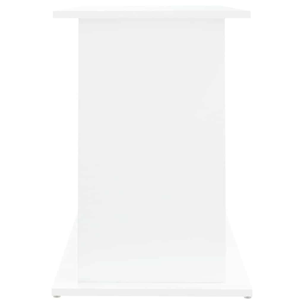 ComfortXL - Meuble pour Aquarium Bois d'ingénierie avec Rangement Ouvert 101x41x58 cm Blanc - ComfortXL Outdoor Living - Image 7