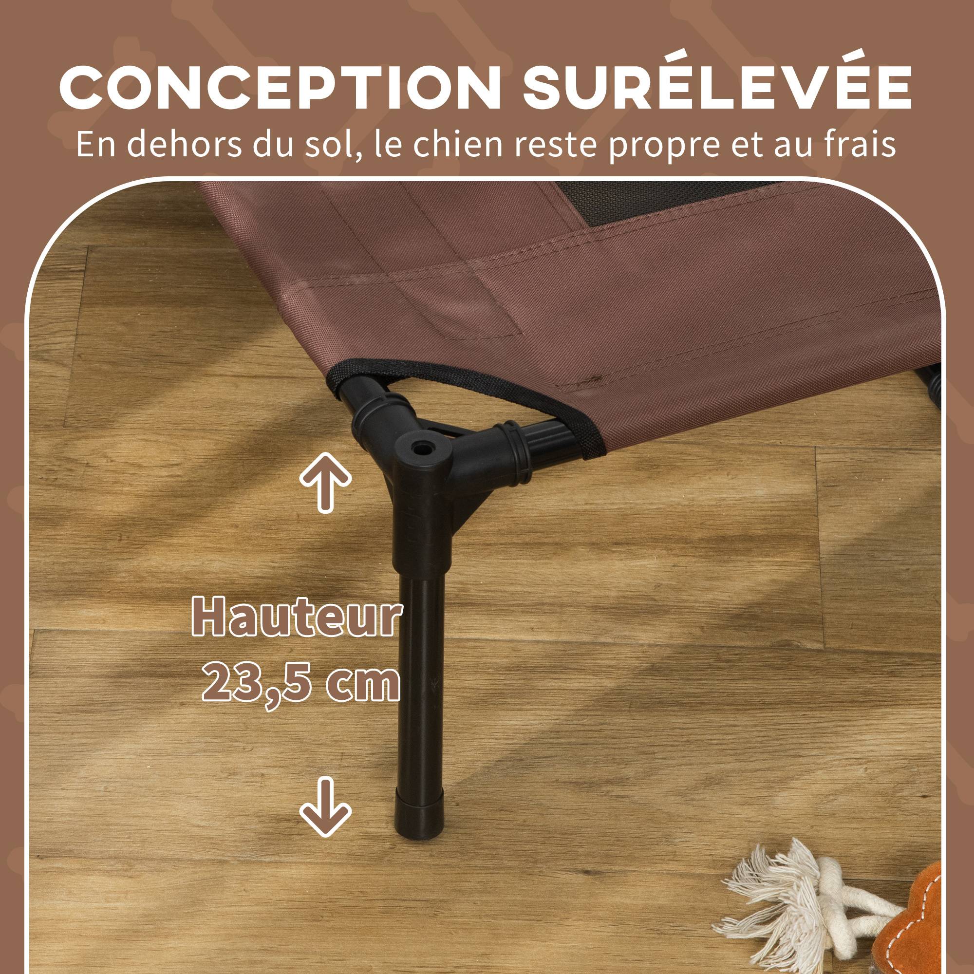 Lit pour chien acier marron noir 309.88 x 233.68 x 274.32 cm - PANGIVO - Image 9