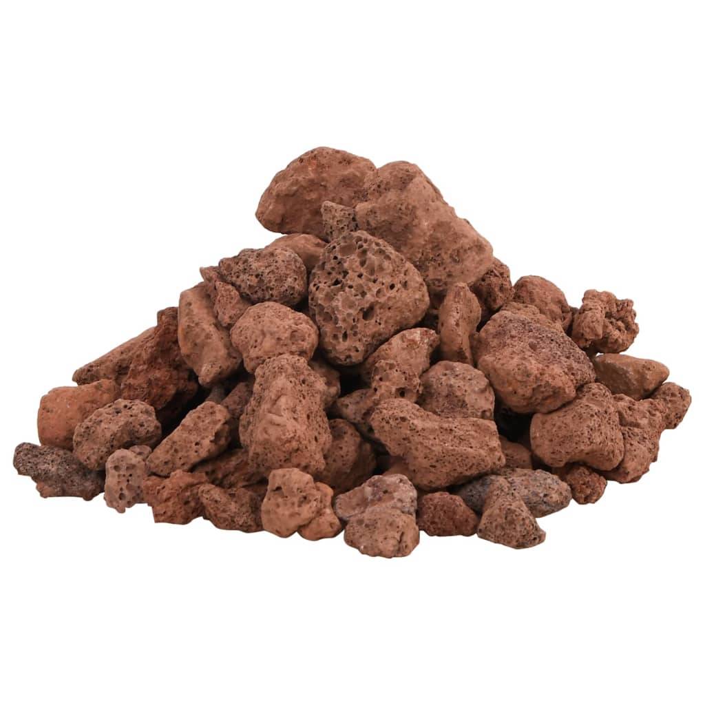 Roches Volcaniques pour Aquarium Jardin Substrat Filtrant 10 kg Rouge 1-2 cm - ComfortXL Outdoor Living - Image 3