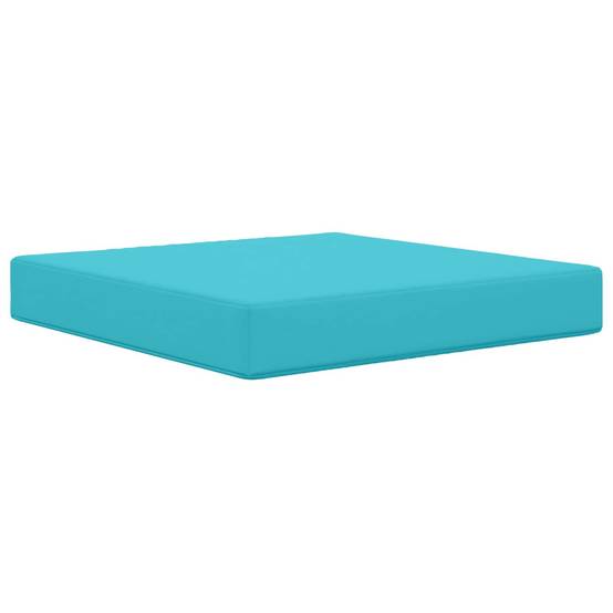 Coussins de canapé polyester turquoise 60 x 60 x 8 cm - PANGIVO - Image 4