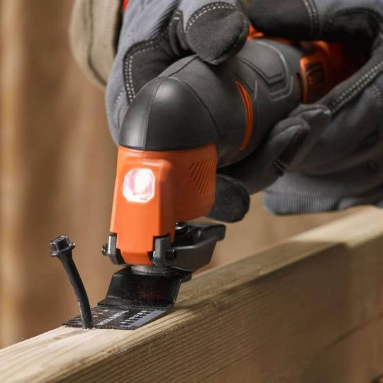 Outil oscillatoire 18V sans fil - multifonction - BLACK+DECKER - sans batterie ni chargeur - accessoires - BDCOS18N-XJ - Image 5
