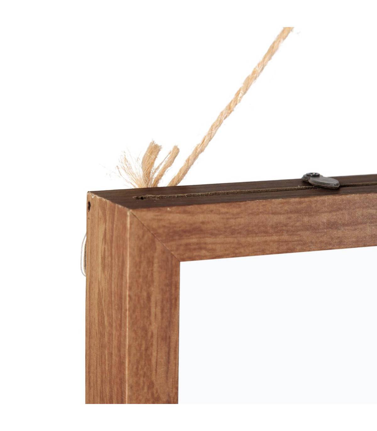 Cadre décoratif Feuilles en Bois et Verre 38 x 48 cm - Image 2