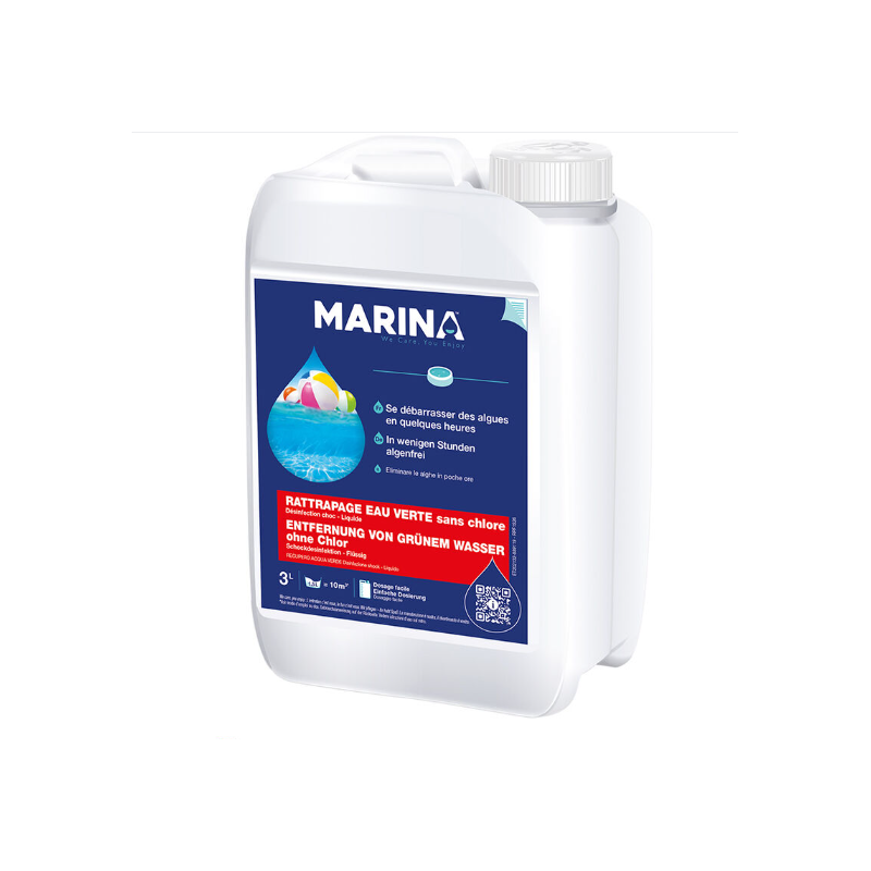 SOS Rattrapage eau verte Marina sans chlore - 3L -