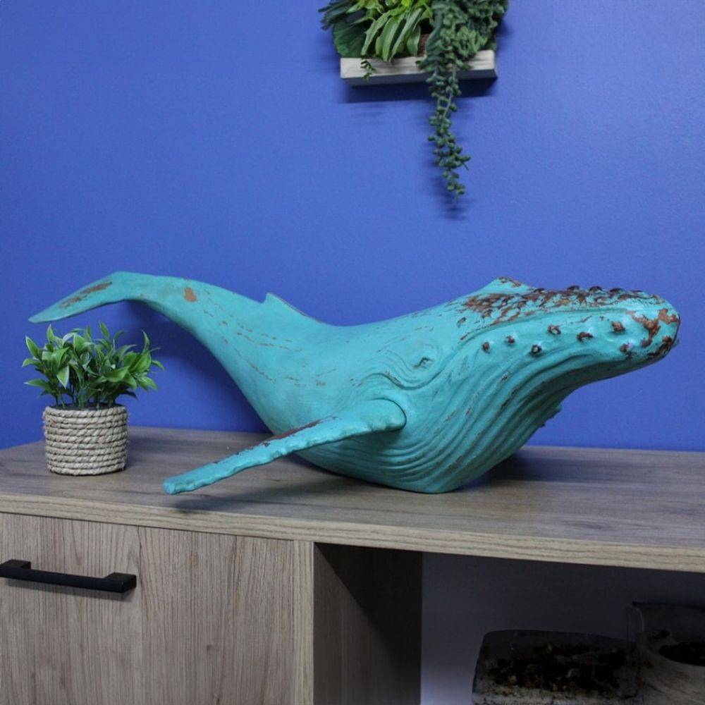 Batela - Baleine effet bois vieili 87 cm - Image 2