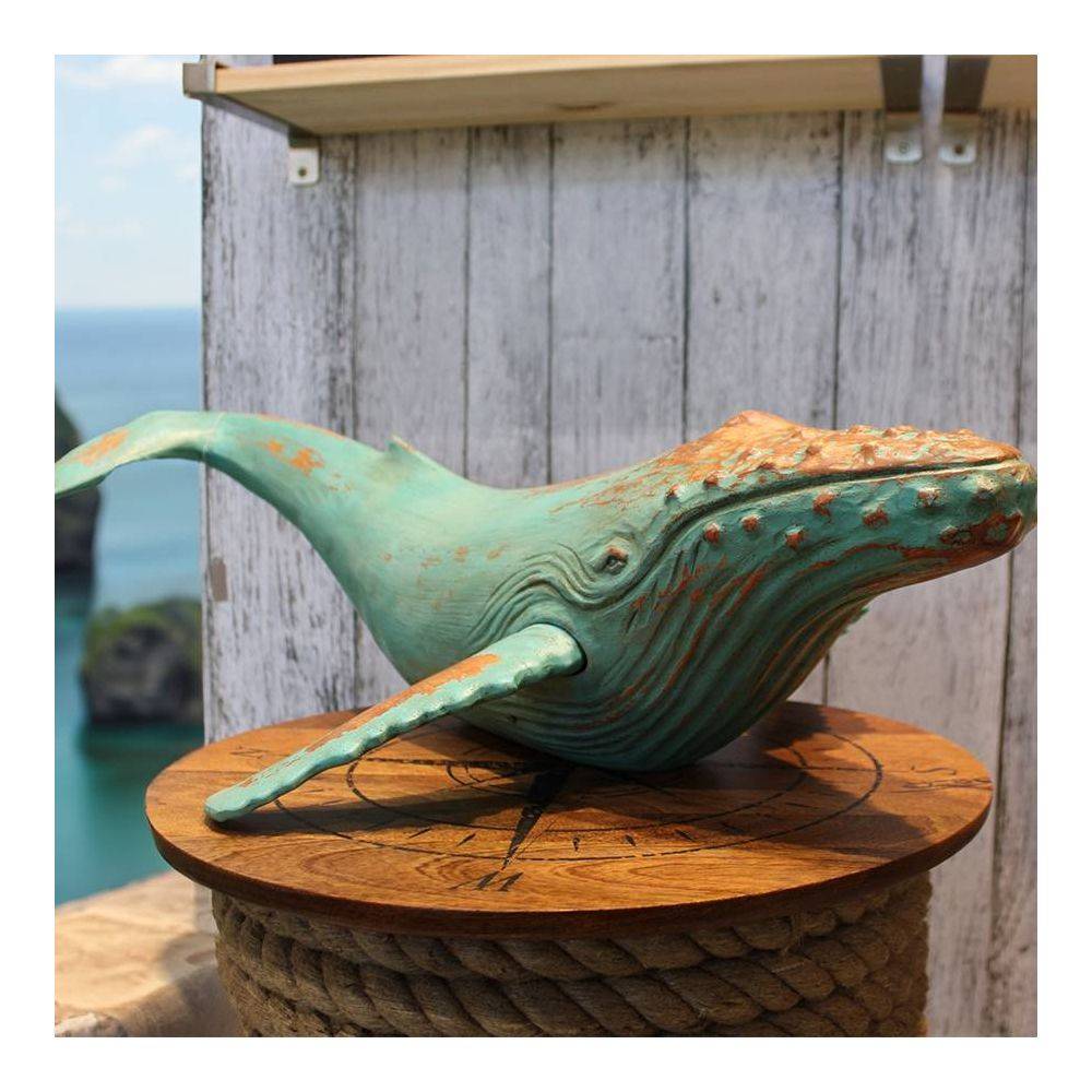 Batela - Baleine effet bois vieili 87 cm - Image 4
