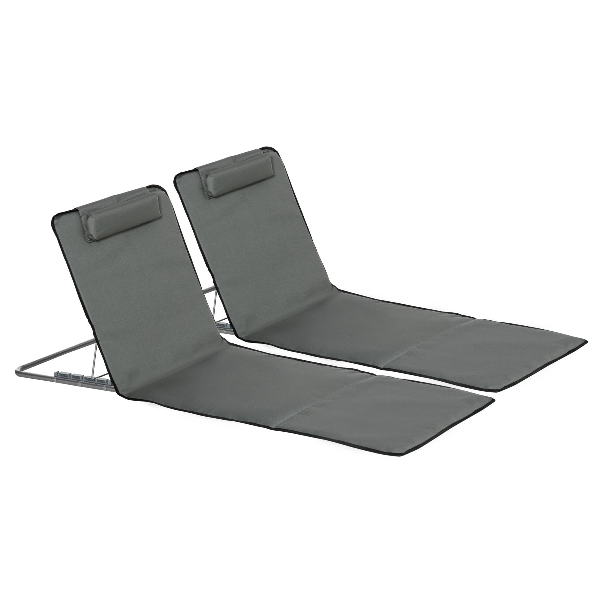 Lot De 4 Tapis De Siège Extérieur Pliable Avec Sac De Transport Et Mousquetons - Protection Froid, Humidité Et Saleté