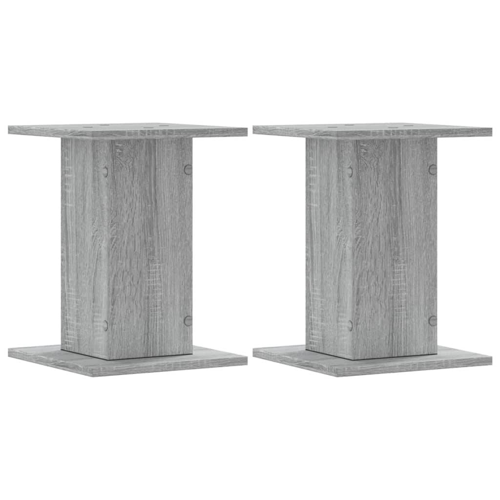 Vidaxl - Supports pour plantes 2 pcs sonoma gris bois d'ingénierie vidaXL 3307851 - Image 2