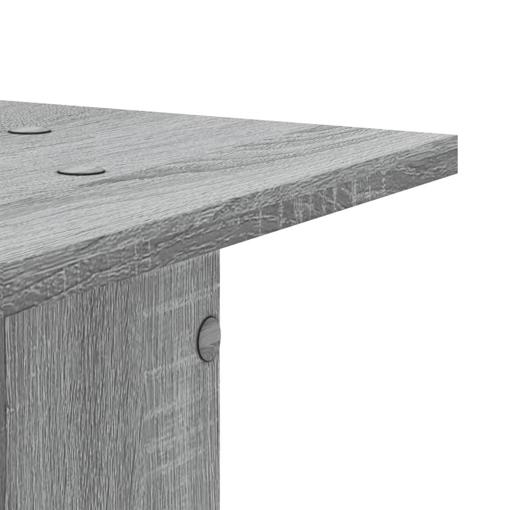 Vidaxl - Supports pour plantes 2 pcs sonoma gris bois d'ingénierie vidaXL 3307851 - Image 9