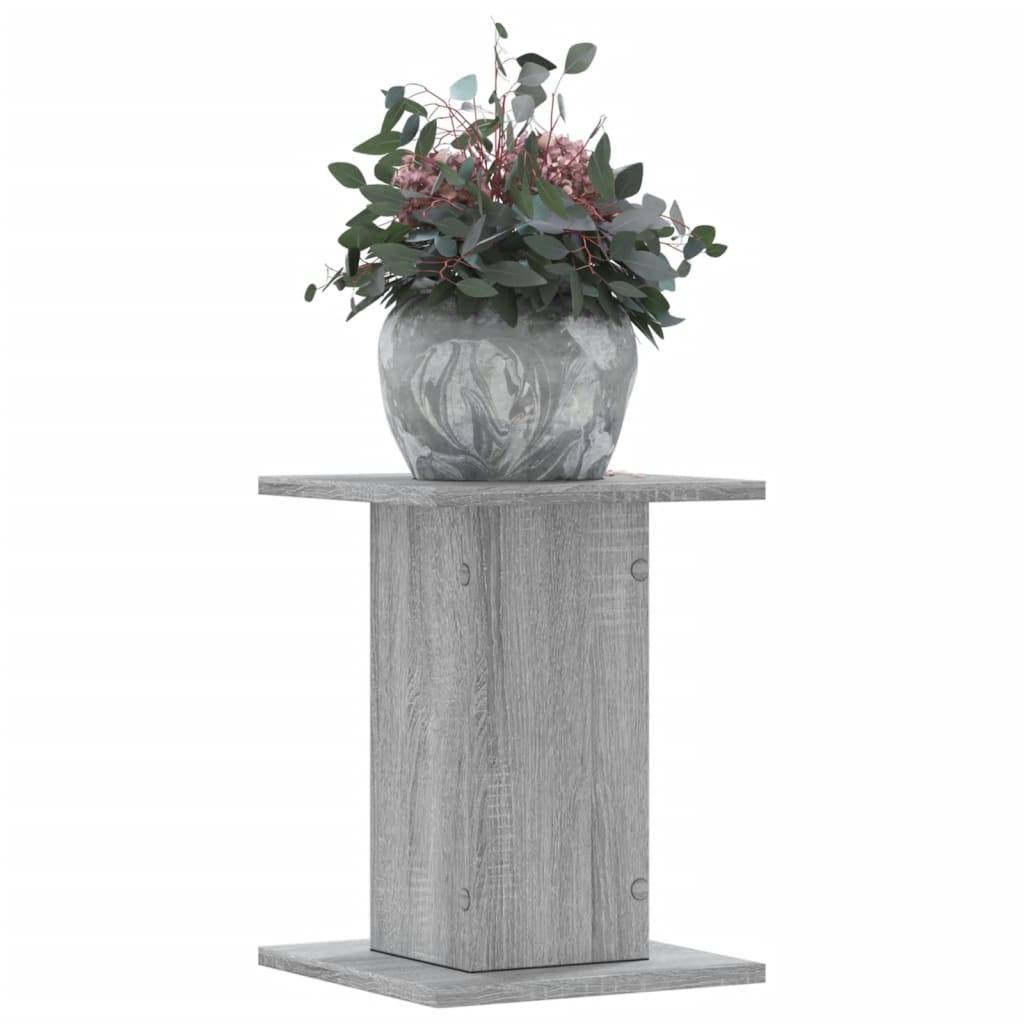 Vidaxl - Supports pour plantes 2 pcs sonoma gris bois d'ingénierie vidaXL 3307851 - Image 1
